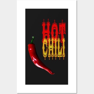 Hot as Chili Spicy Posters and Art